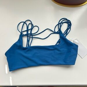 Mikoh blue NWT bikini top size medium